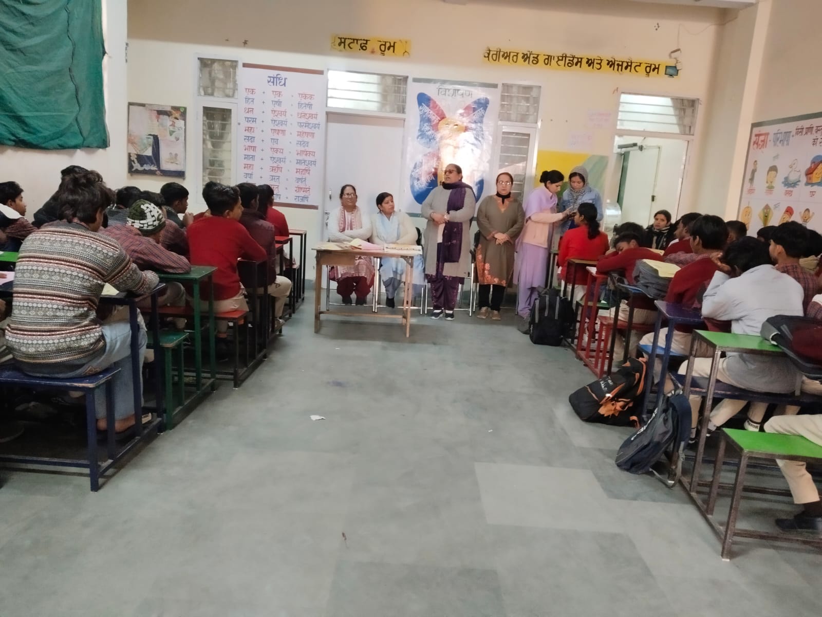 Seminar organised in school to create awareness about leprosy 